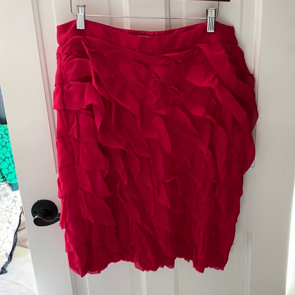 Ruffled skirt